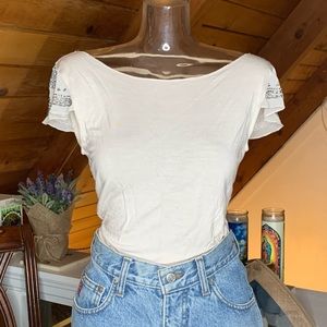 Open Back Embellished Top